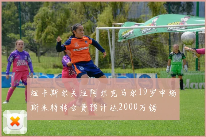 纽卡斯尔关注阿尔克马尔19岁中场斯米特转会费预计达2000万镑