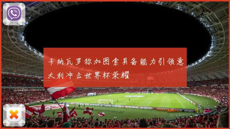 卡纳瓦罗称加图索具备能力引领意大利冲击世界杯荣耀